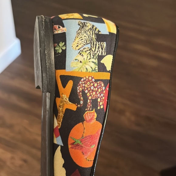 ‘Salvatore Ferragamo Stampa Fiera Scarf Animal Ballet Silk Print Flat - Picture 5 of 5